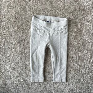 Janie and Jack cream leggings 12-18months.